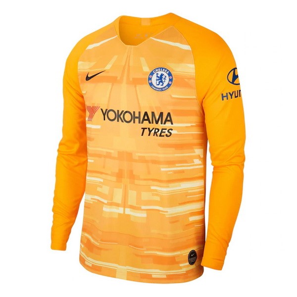 Camiseta Chelsea ML Portero 2019-20 Amarillo